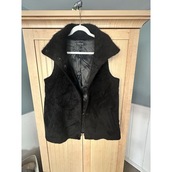 Eileen Fisher Suri Alpaca Vest Black button front size XS - Picture 8 of 9